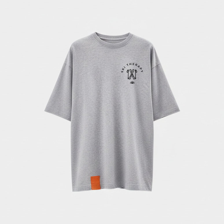 Футболка oversize "Ski Therapy"